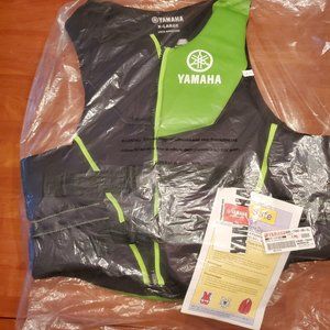 NEW Yamaha XL Men's PFD Life Jacket. Green & Black